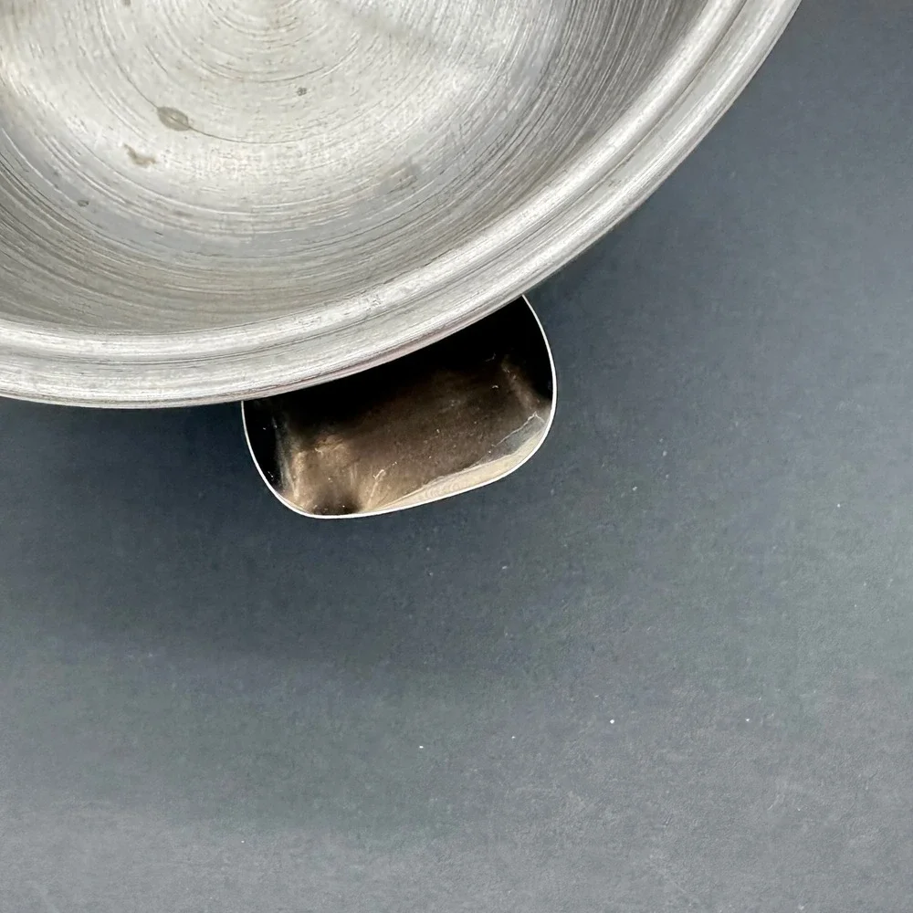 Double Boiler Insert 6in Silver Stainless Steel Pour Spout No Lid